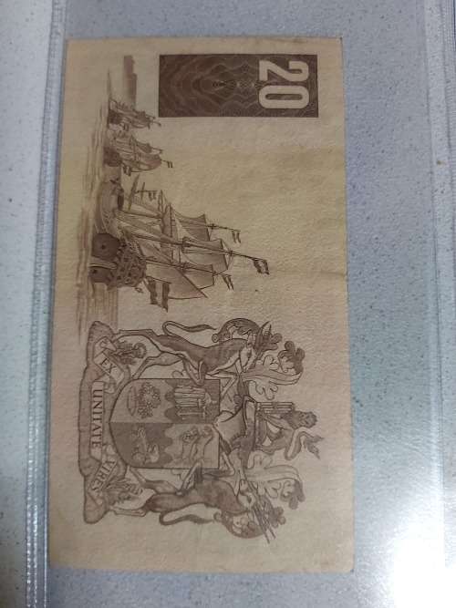1981 R20 Replacement note Gerhard de Kock AU 50